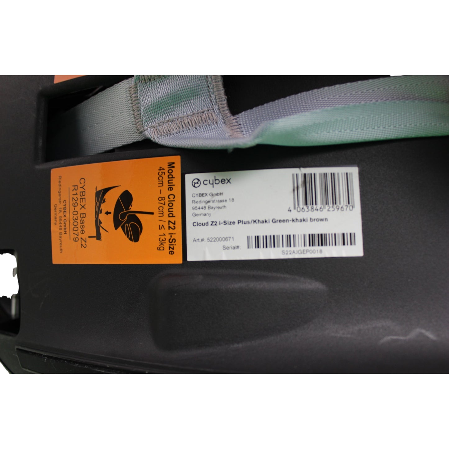 Cadeira auto Cloud Z2 i-Size Plus (Khaki Green)