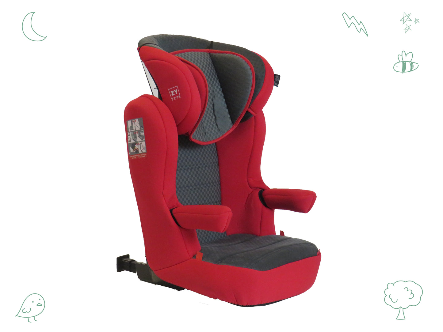 Cadeira Auto PRIMECARE ISOFIX RED G